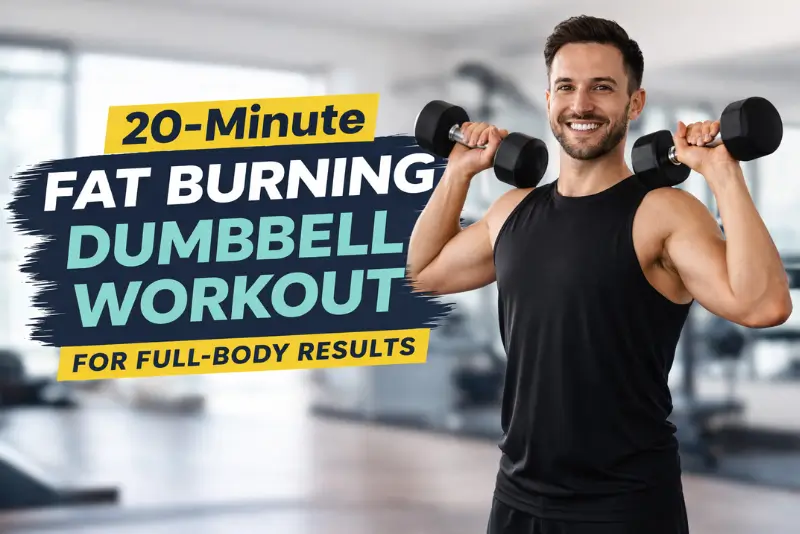 20-Minute Fat Burning Dumbbell Workout for Full-Body Results