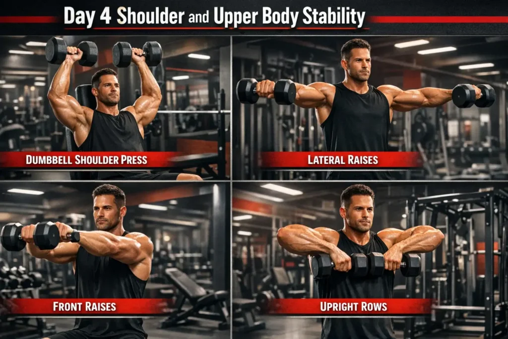 Weekly Dumbbell Workout Plan Day 4