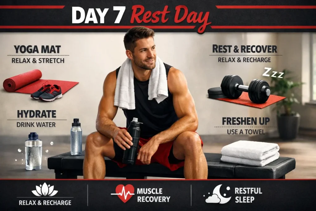 Weekly Dumbbell Workout Plan Day 7